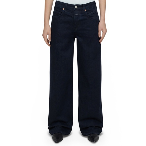 Closed Denim - NWT CLOSED NIKKA Wide Leg Women’s Jeans DARK BLUE Sz. 26
